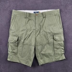 Polo Ralph Lauren Gellar Cargo Shorts Mens 44T Olive Green Classic Fit Cotton
